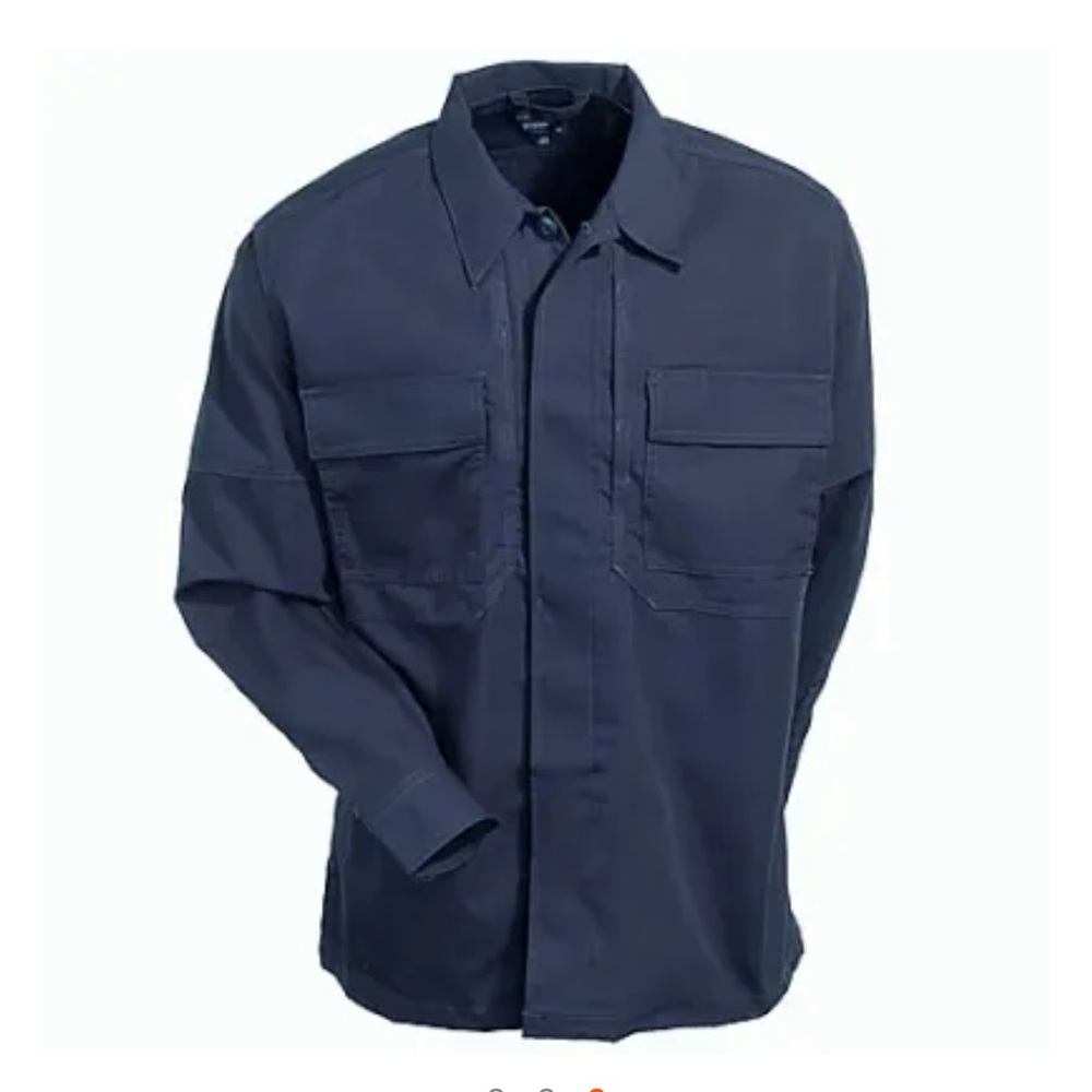 5.11 Tactical Dark Navy Blue Lightweight Shirt Jacket - Minimal Tactical Style